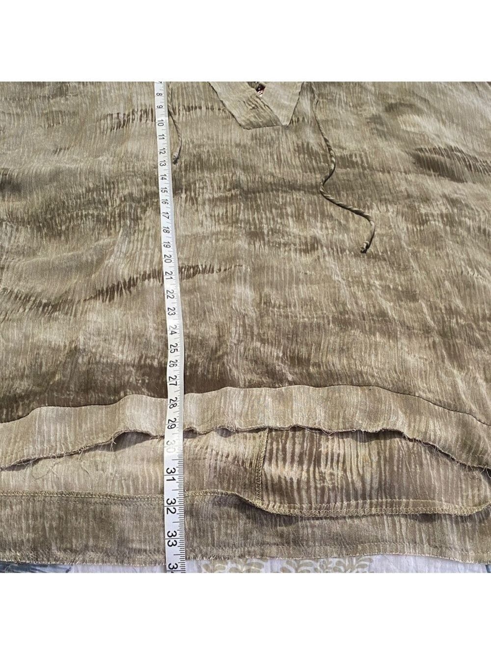Umgee olive green Lace-Up Tunic Top - Picture 7 of 8
